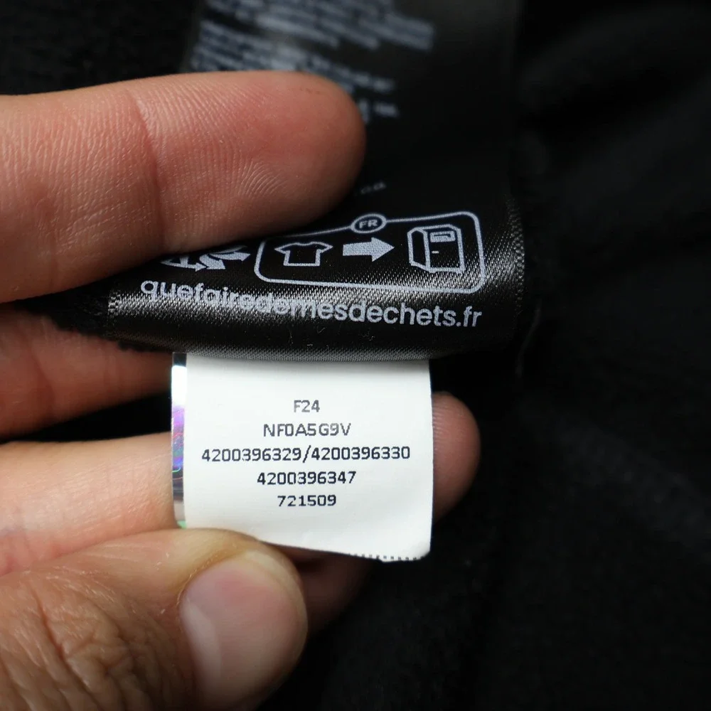 North Face Jacket Mens Medium Black Fleece Canyonlands Full Zip Outdoor Hiking